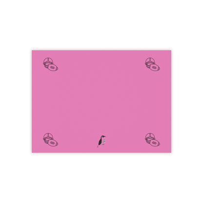 Post-it® Note Pads: Football Lite Pink