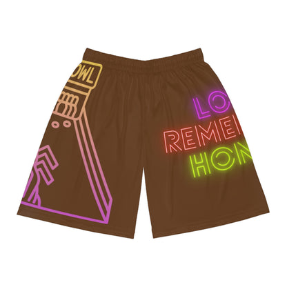 Basketball Shorts: Bowling Brown