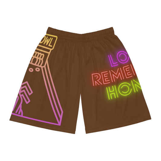 Basketball Shorts: Bowling Brown