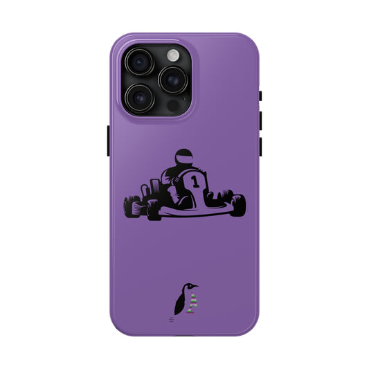 Tough Phone Cases (for iPhones): Racing Lite Purple