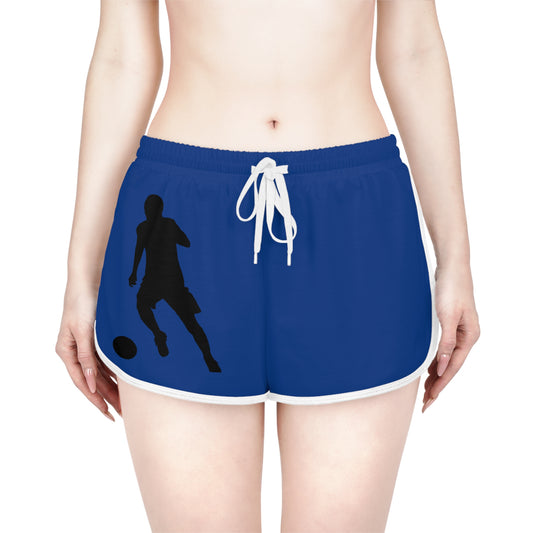 Women's Relaxed Shorts: Soccer Dark Blue