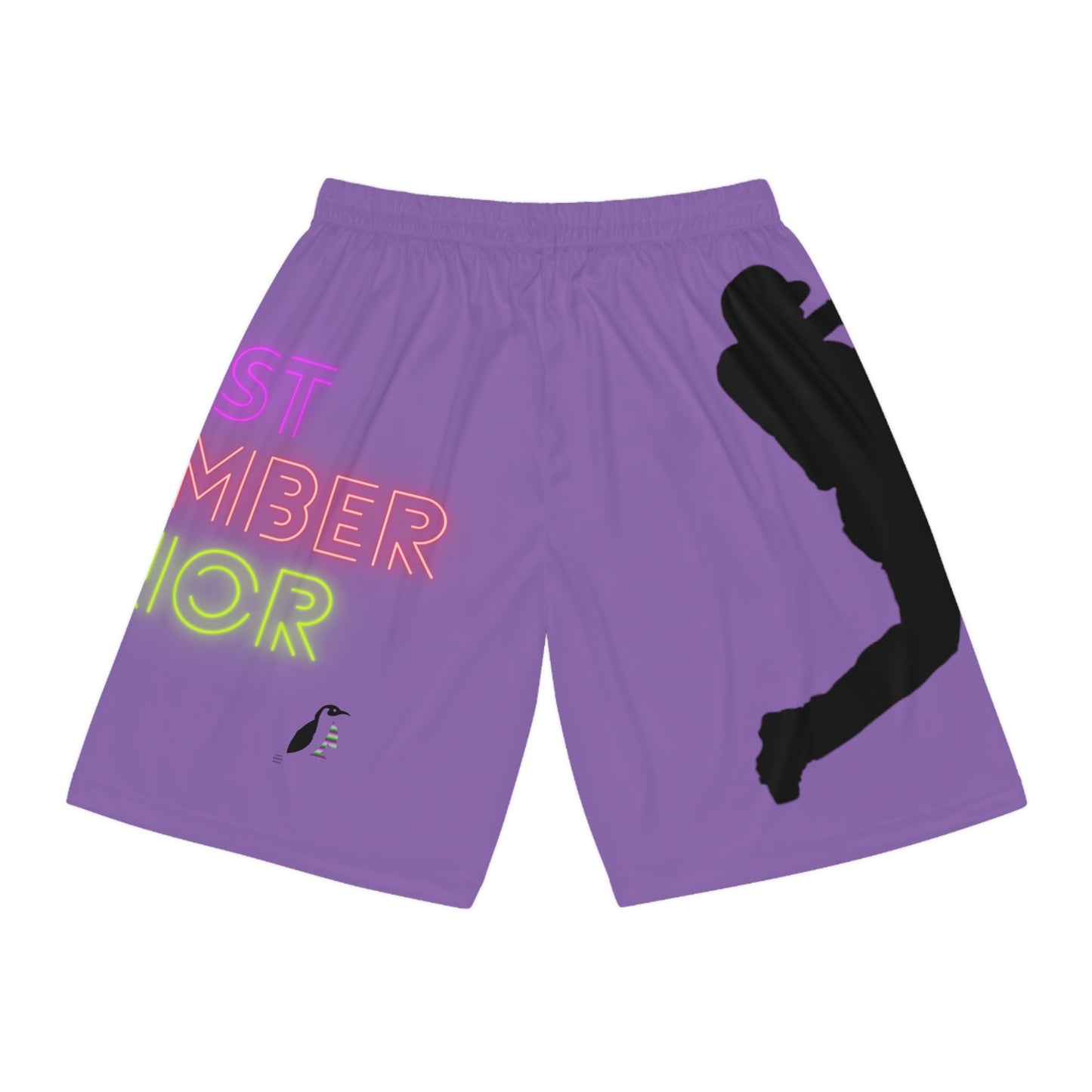 Basketball Shorts: Baseball Lite Purple