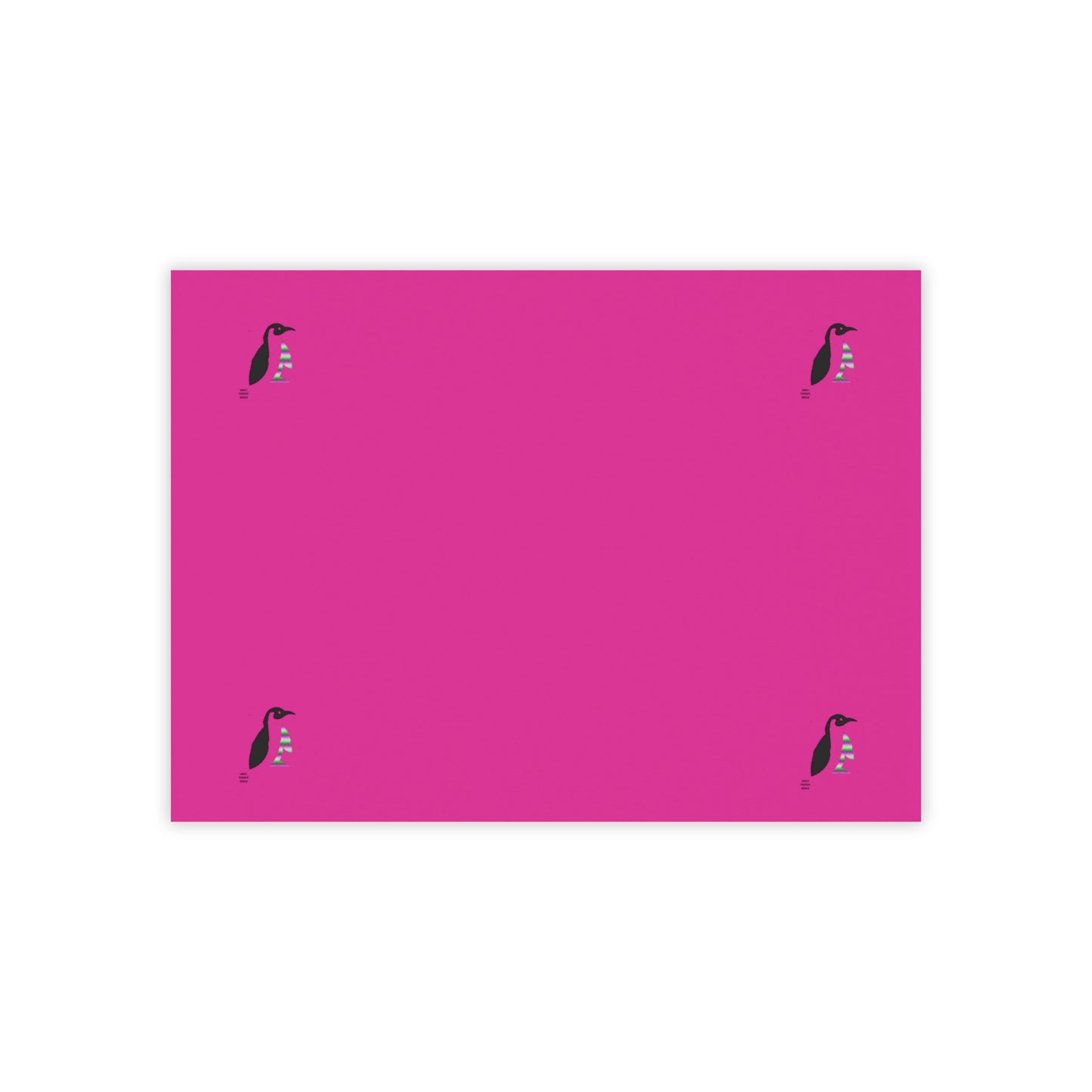 Post-it® Note Pads: Crazy Penguin World Logo Pink