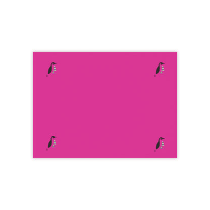 Post-it® Note Pads: Crazy Penguin World Logo Pink