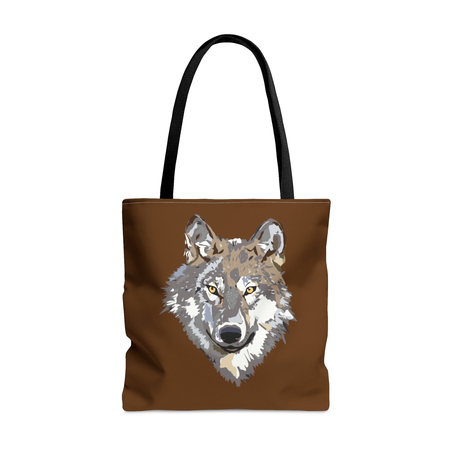 Tote Bag: Wolves Brown