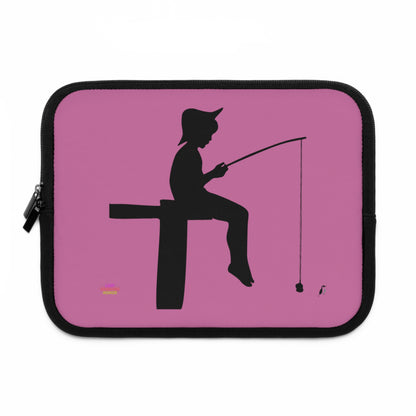 Laptop Sleeve: Fishing Lite Pink