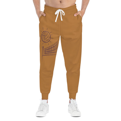 Athletic Joggers: Volleyball Lite Brown