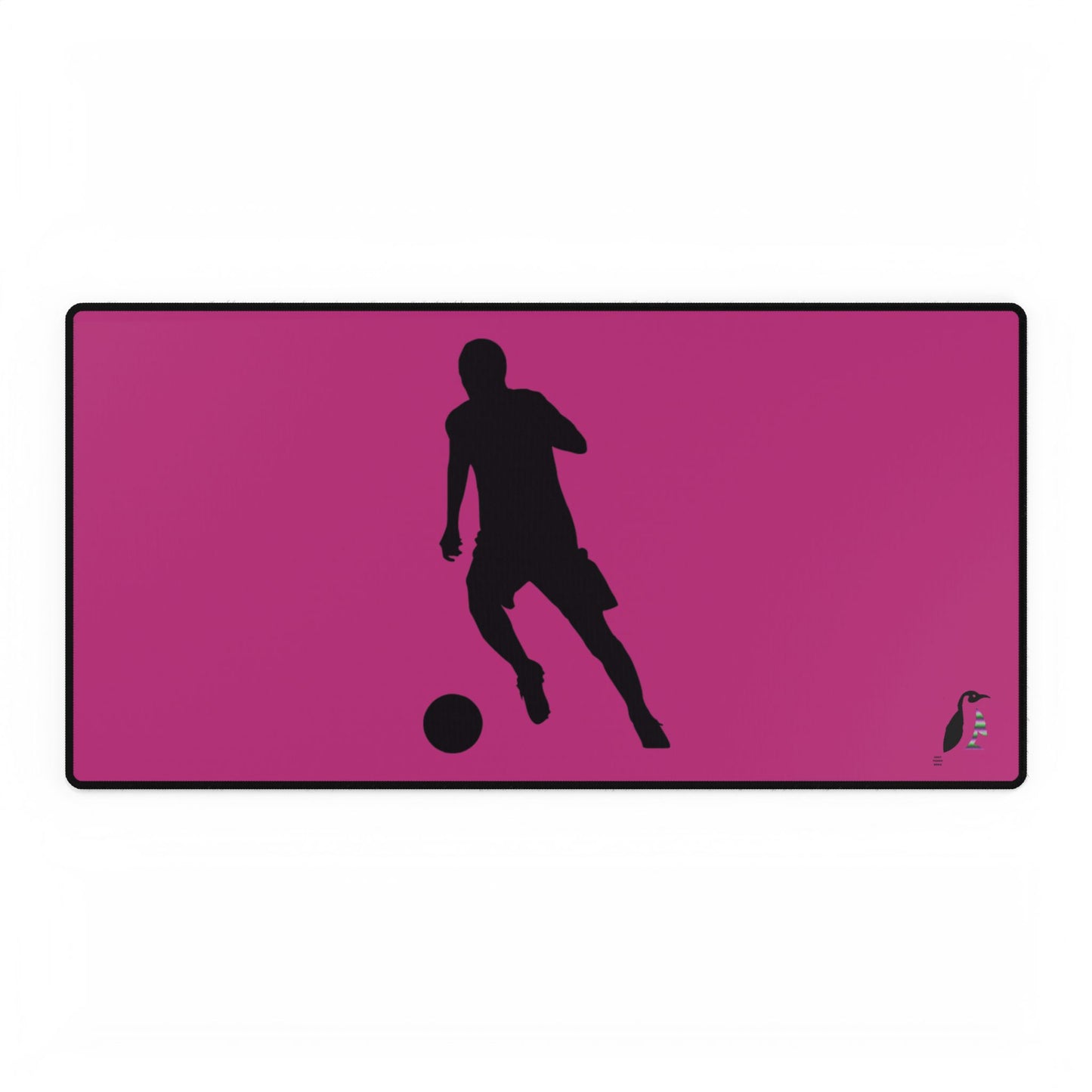 Desk Mats: Soccer Pink