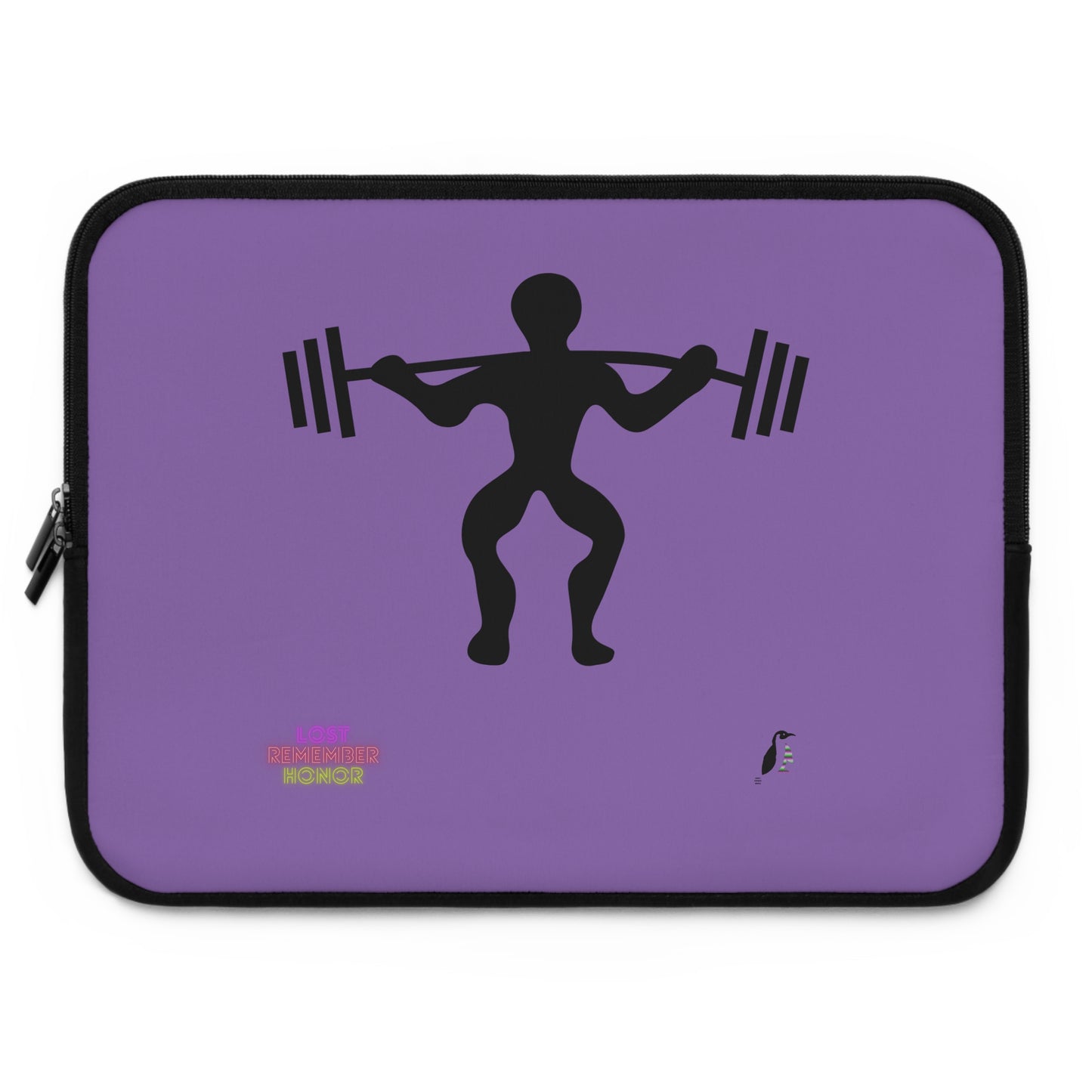 Laptop Sleeve: Weightlifting Lite Purple