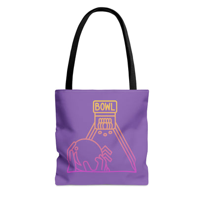 Tote Bag: Bowling Lite Purple