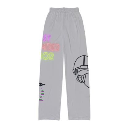 Kids Pajama Pants: Football Lite Grey