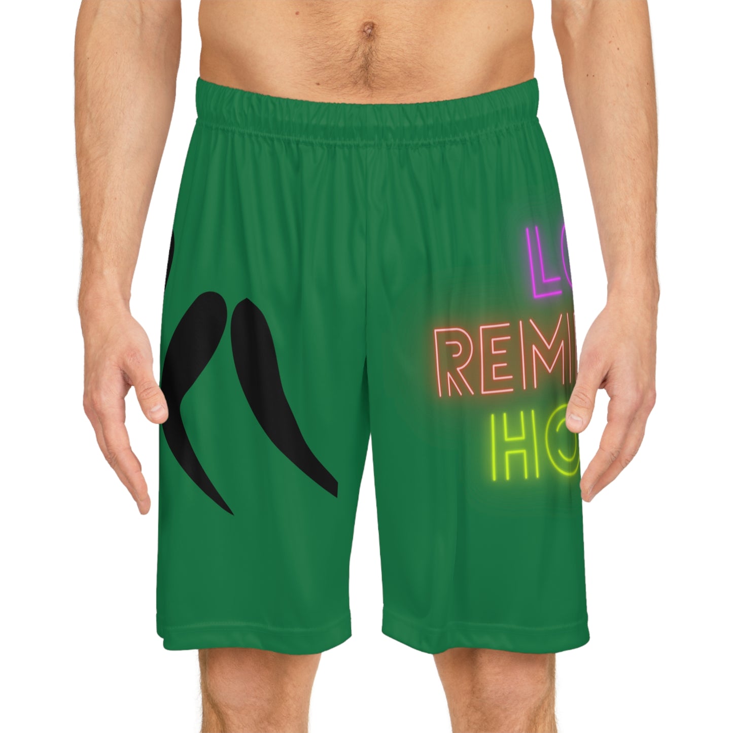 Basketball Shorts: Wrestling Dark Green