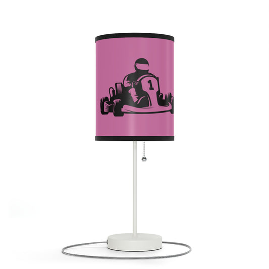 Lamp on a Stand, US|CA plug: Racing Lite Pink
