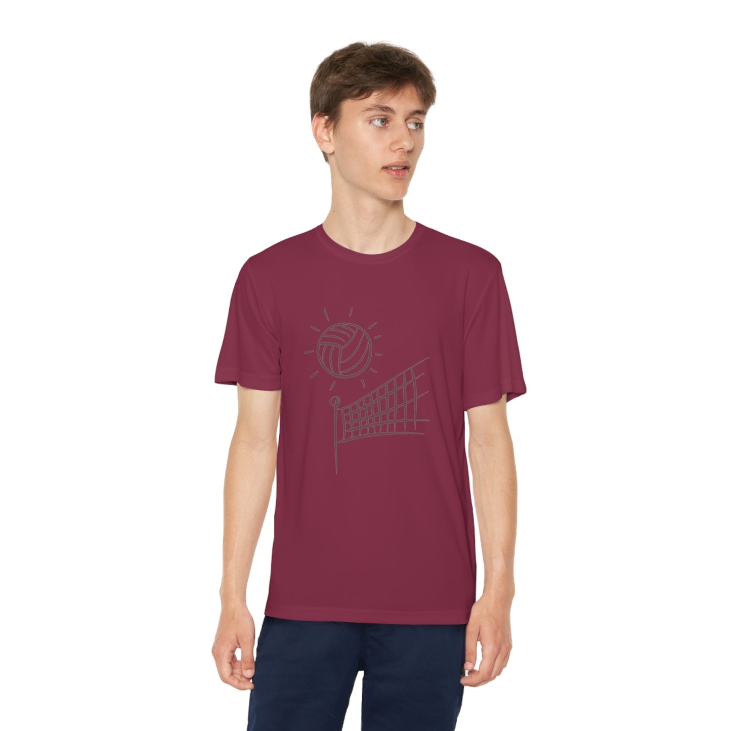 Youth Competitor Tee #2: Volleyball