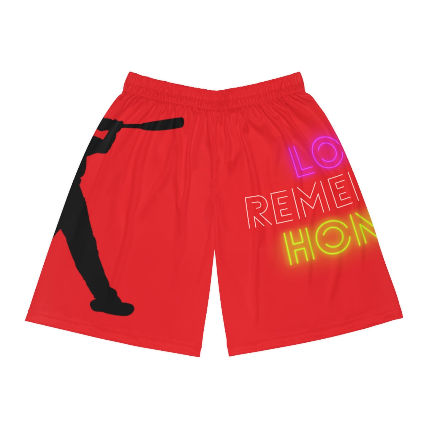 Basketball Shorts: Baseball Red