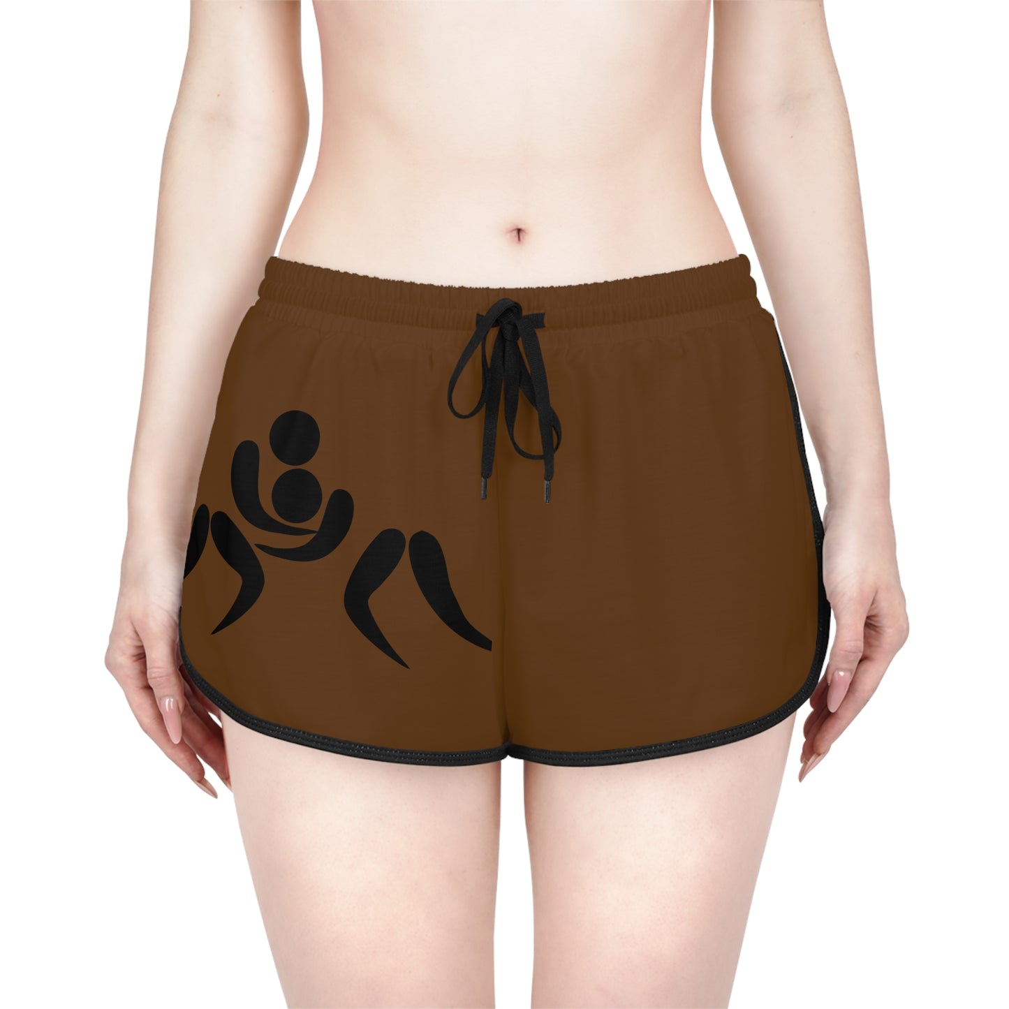 Women's Relaxed Shorts: Wrestling Brown