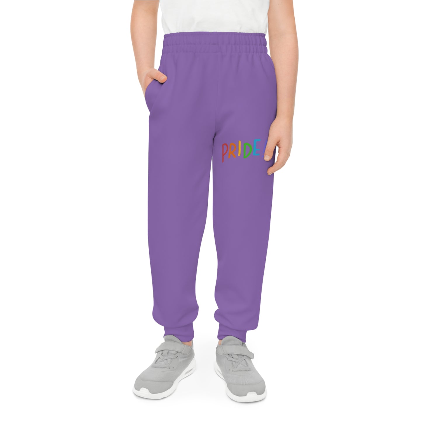 Youth Joggers: LGBTQ Pride Lite Purple