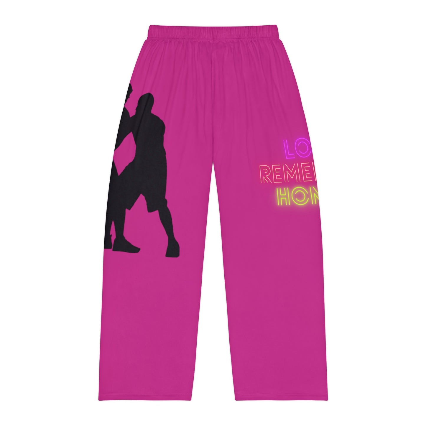 Panlalaking Pajama Pants: Basketball Pink