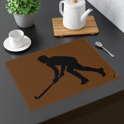 Placemat, 1pc: Hockey Brown