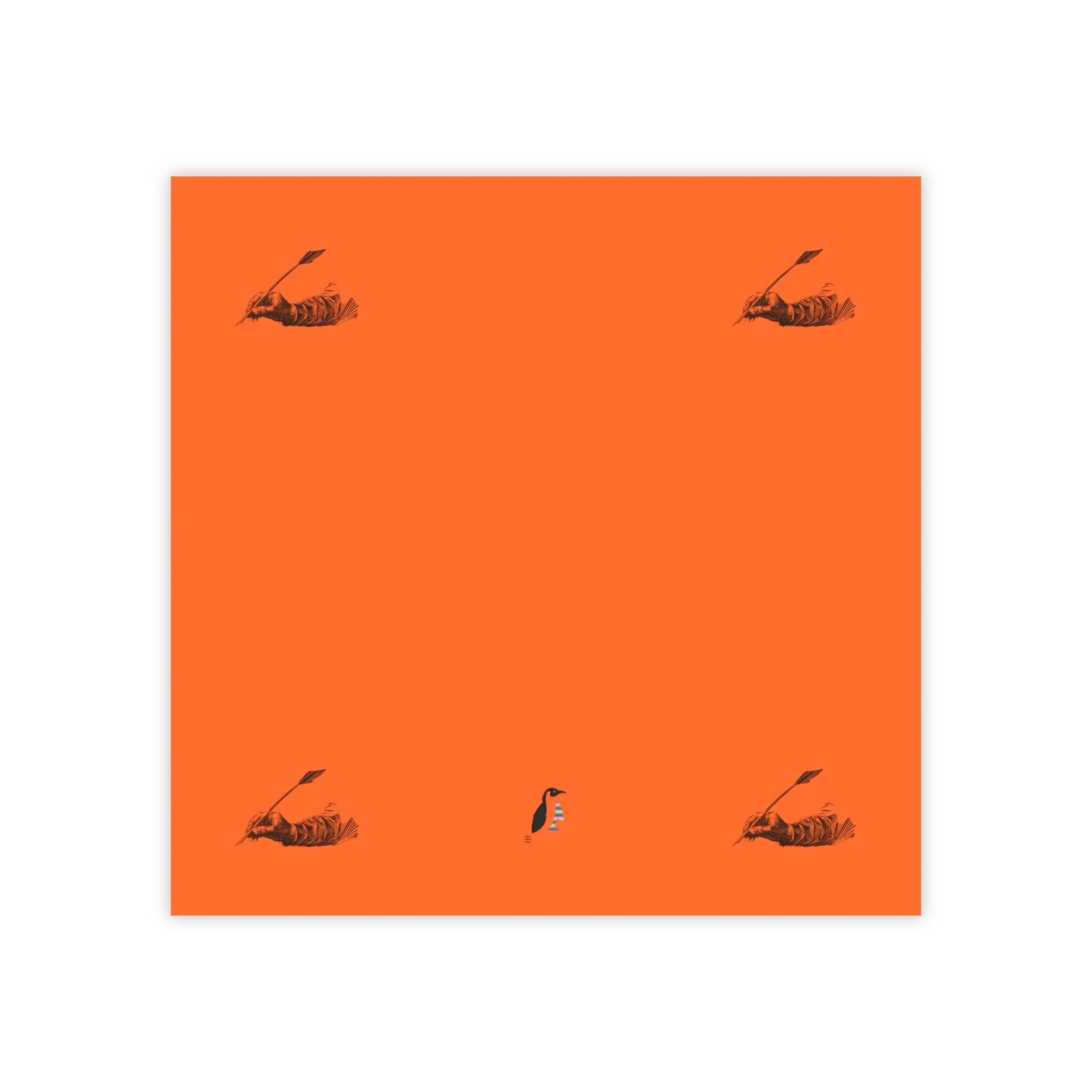 Post-it® Note Pads: Writing Orange