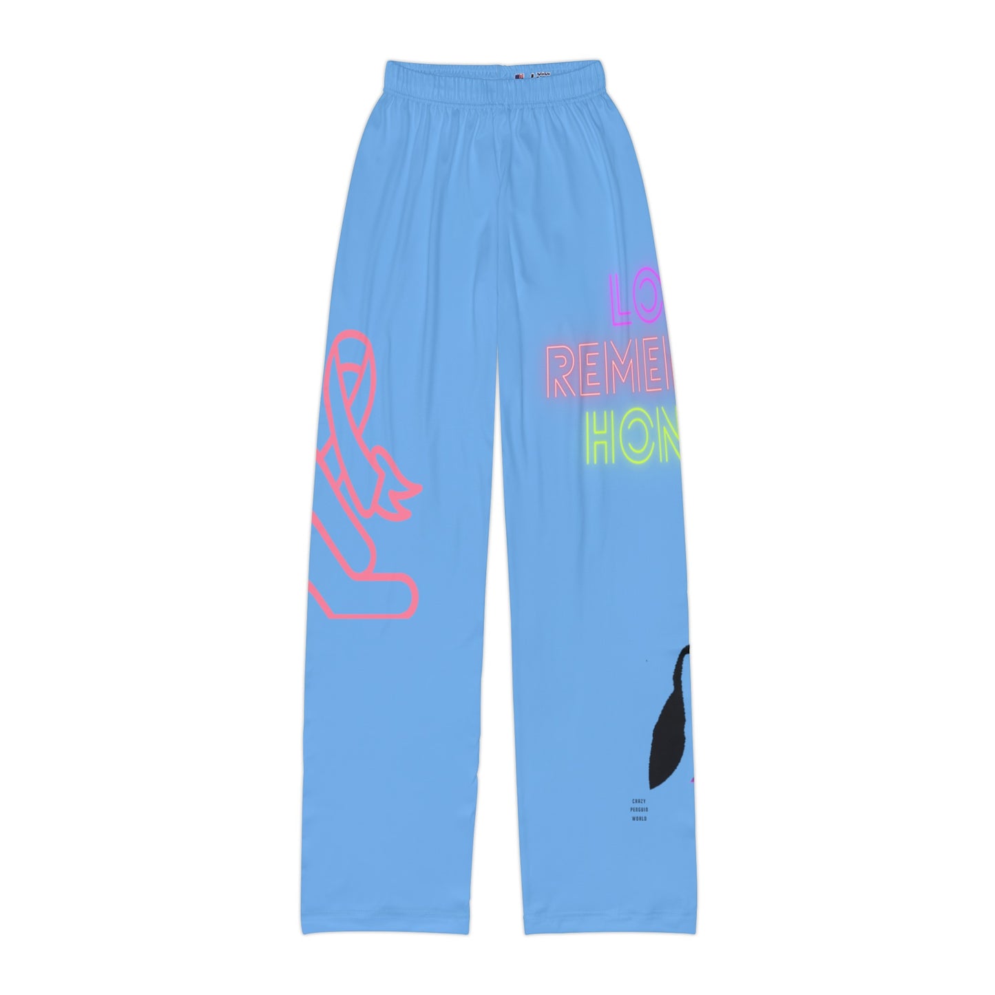 Kids Pajama Pants: Fight Cancer Lite Blue