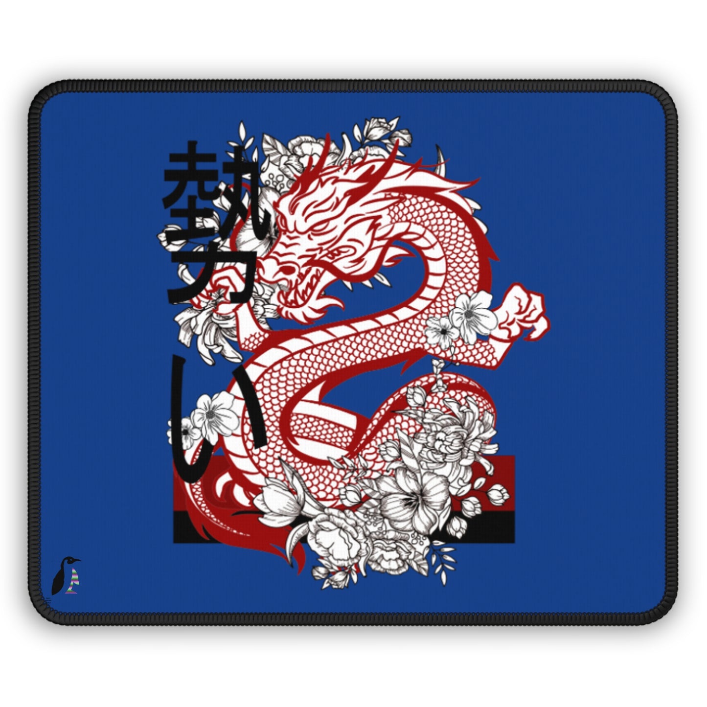 Gaming Mouse Pad: Dragons Dark Blue