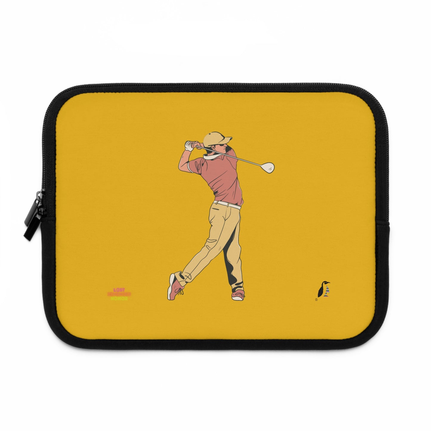 Laptop Sleeve: Golf Yellow