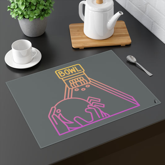 Placemat, 1pc: Bowling Dark Grey