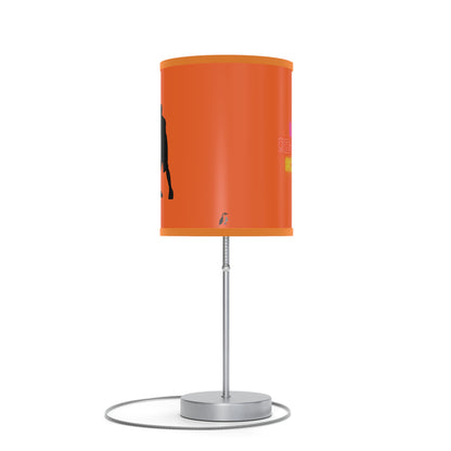 Lamp on a Stand, US|CA plug: Basketball Orange