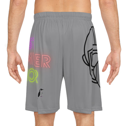 Basketball Shorts: Football Grey