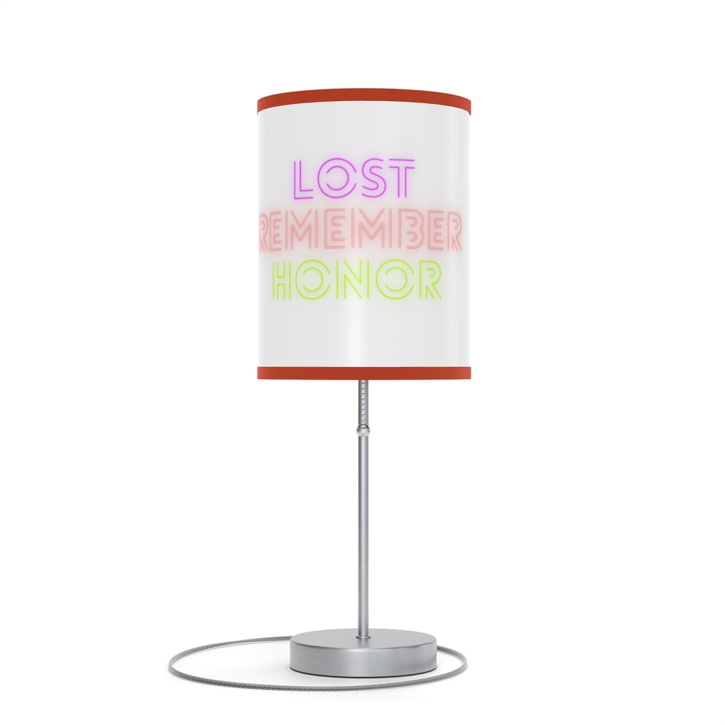 Lamp on a Stand, US|CA plug: Lost Remember Honor White 