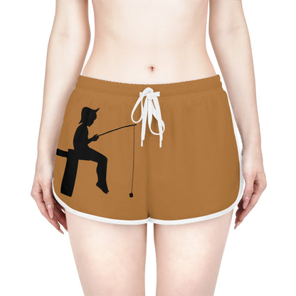 Women's Relaxed Shorts: Fishing Lite Brown