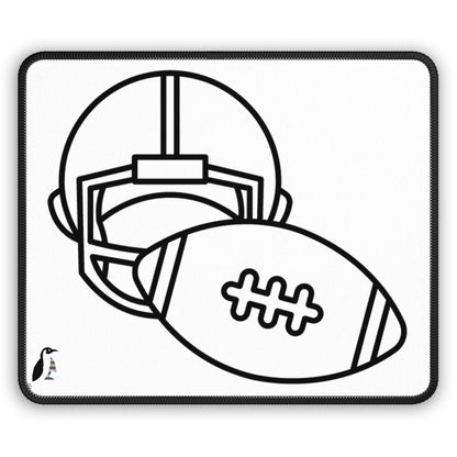 Gaming Mouse Pad: Football White