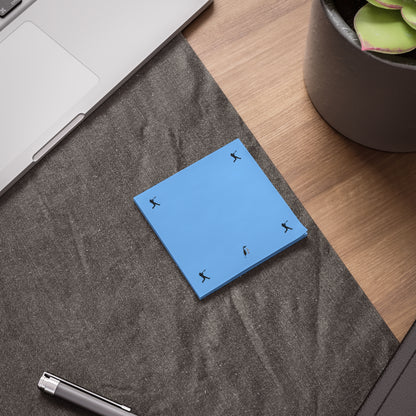 Post-it® Note Pads: Baseball Lite Blue