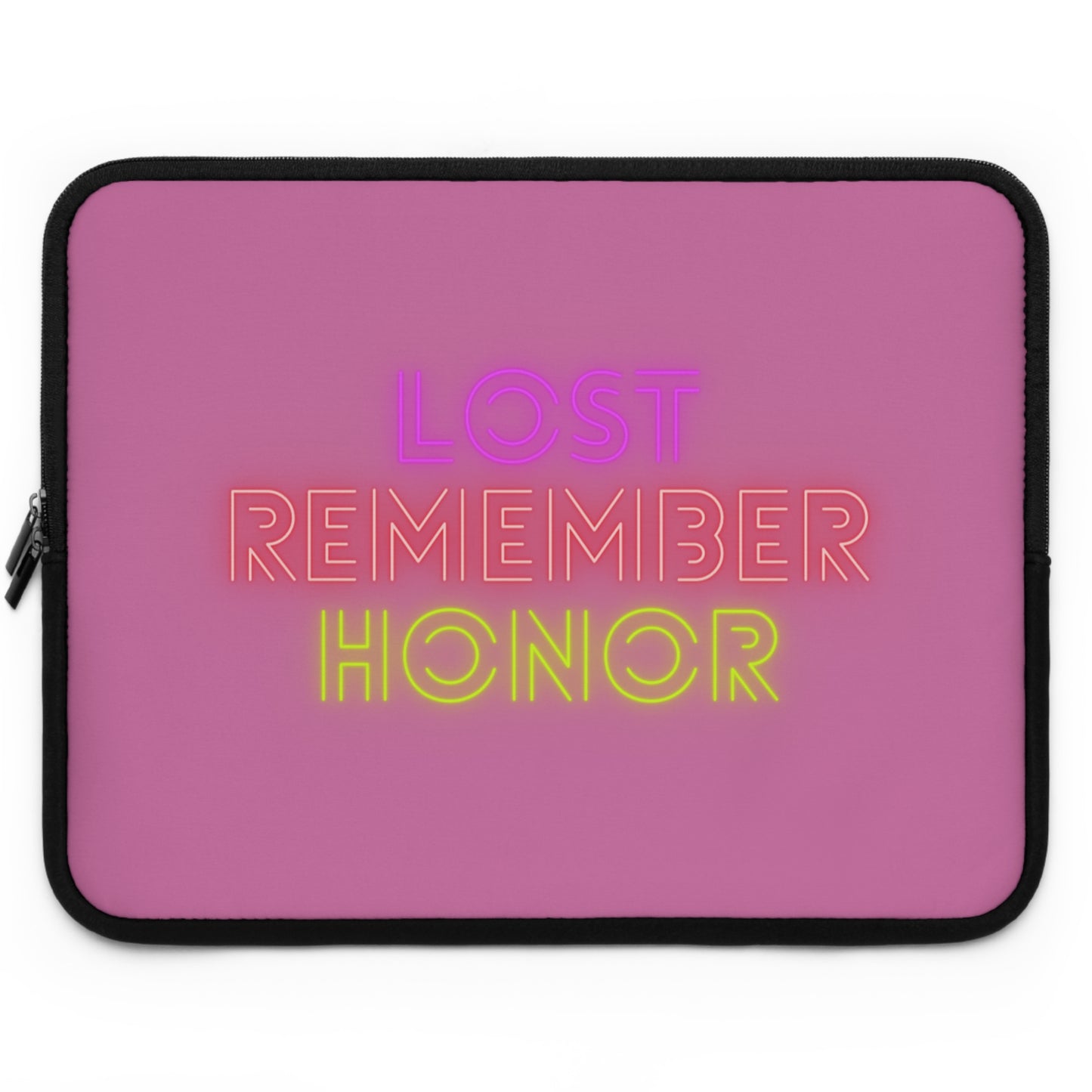 Laptop Sleeve: Lost Remember Honor Lite Pink