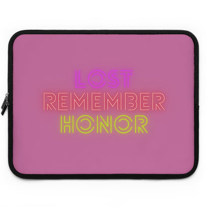 Laptop Sleeve: Lost Remember Honor Lite Pink