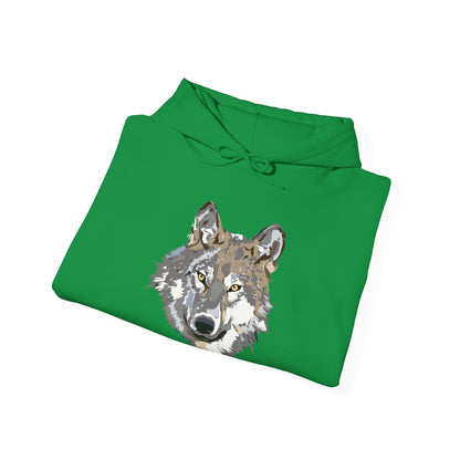 Heavy Blend™ Hooded Sweatshirt: Wolves #1