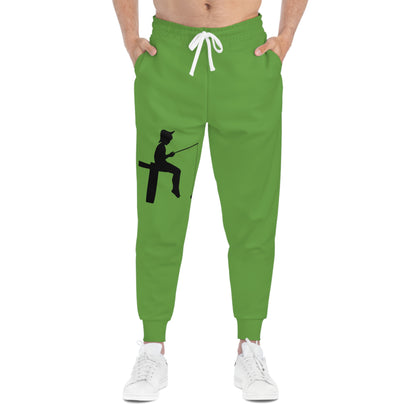 Athletic Joggers: Fishing Green