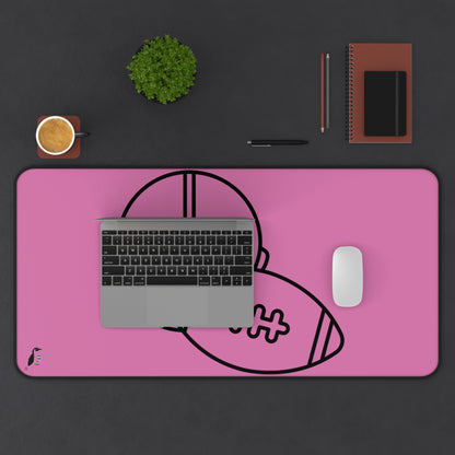 Desk Mat: Football Lite Pink