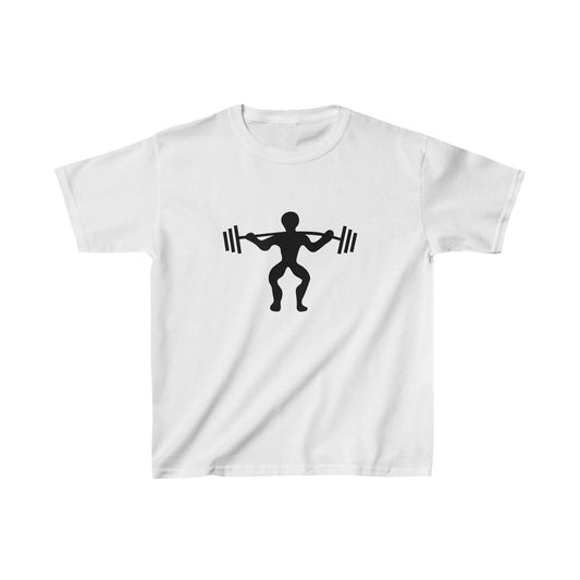 Kids Heavy Cotton™ Tee: Weightlifting