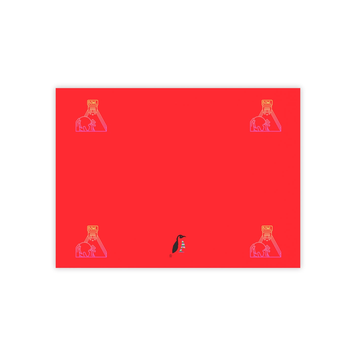 Post-it® Note Pads: Bowling Red