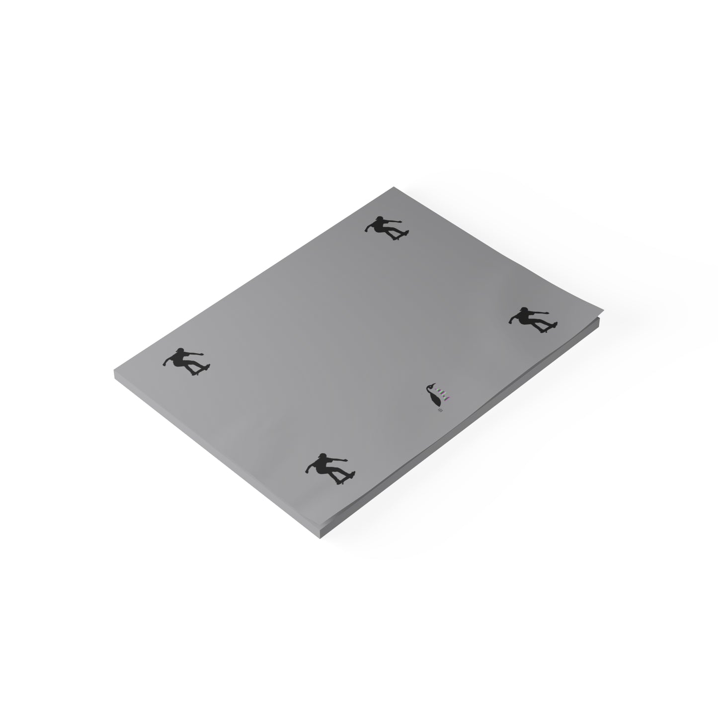 Post-it® Note Pads: Skateboarding Grey