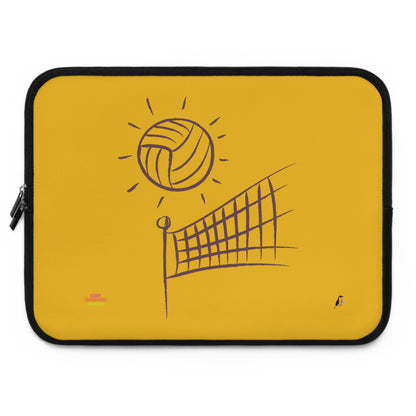 Laptop Sleeve: Volleyball Yellow