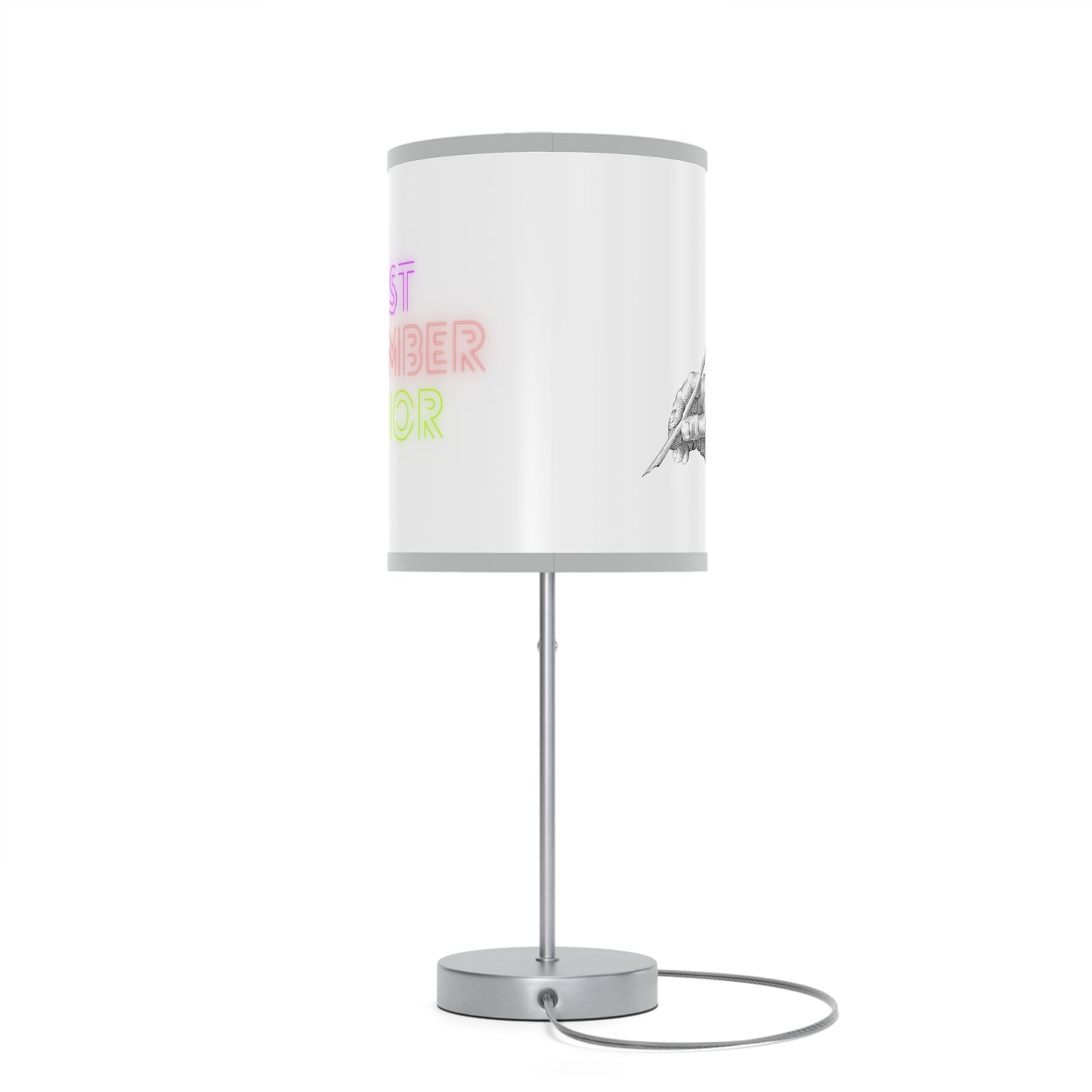 Lamp sa isang Stand, US|CA plug: Writing White 