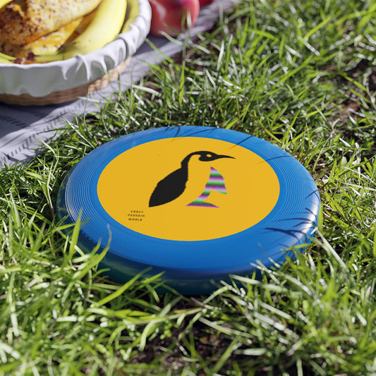 Frisbee: Crazy Penguin World Logo Yellow