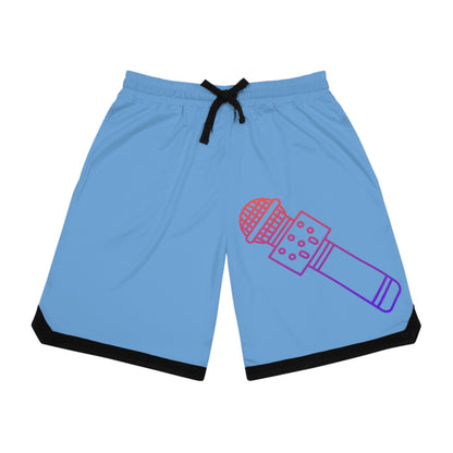 Basketball Rib Shorts: Music Lite Blue