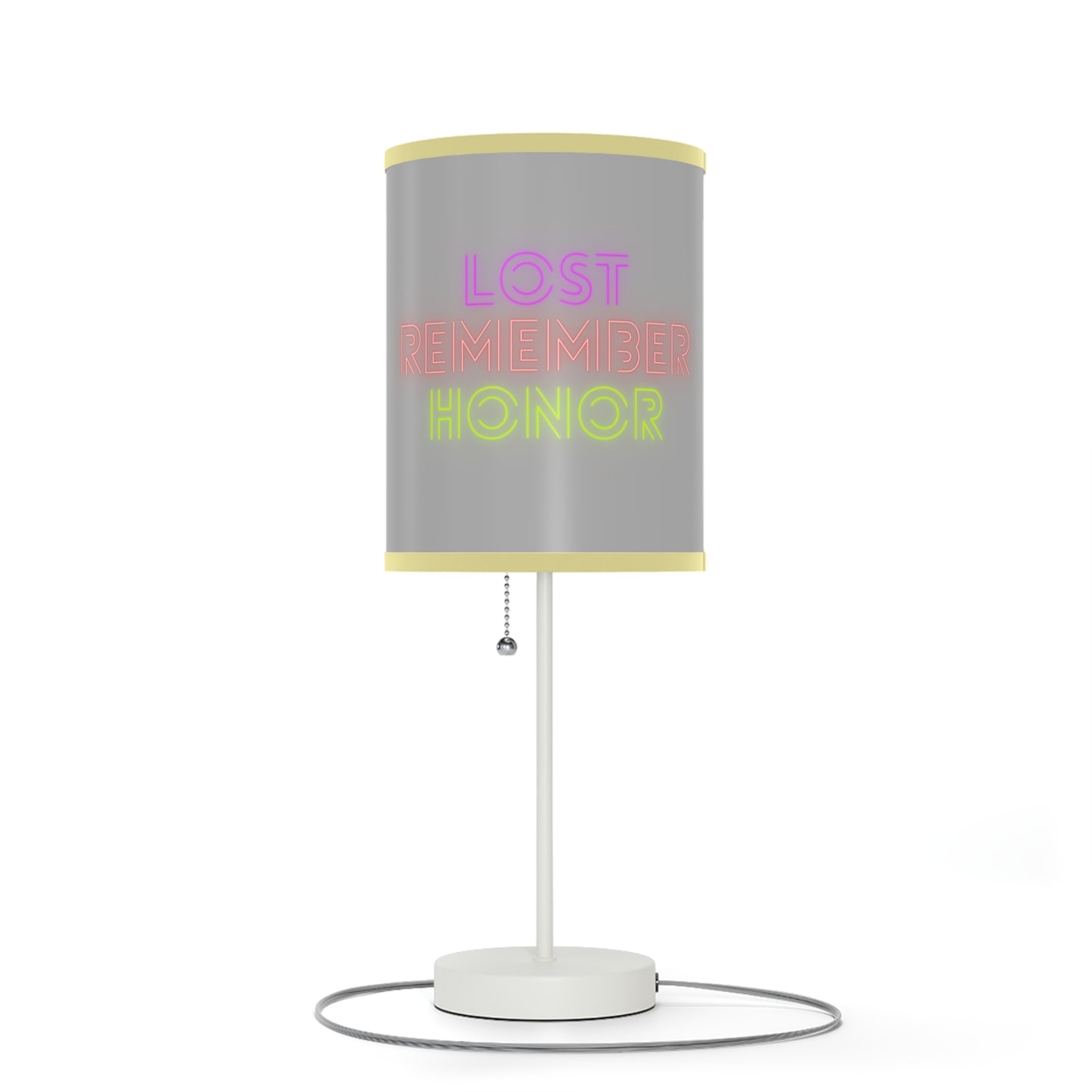 Lamp on a Stand, US|CA plug: Wolves Lite Grey