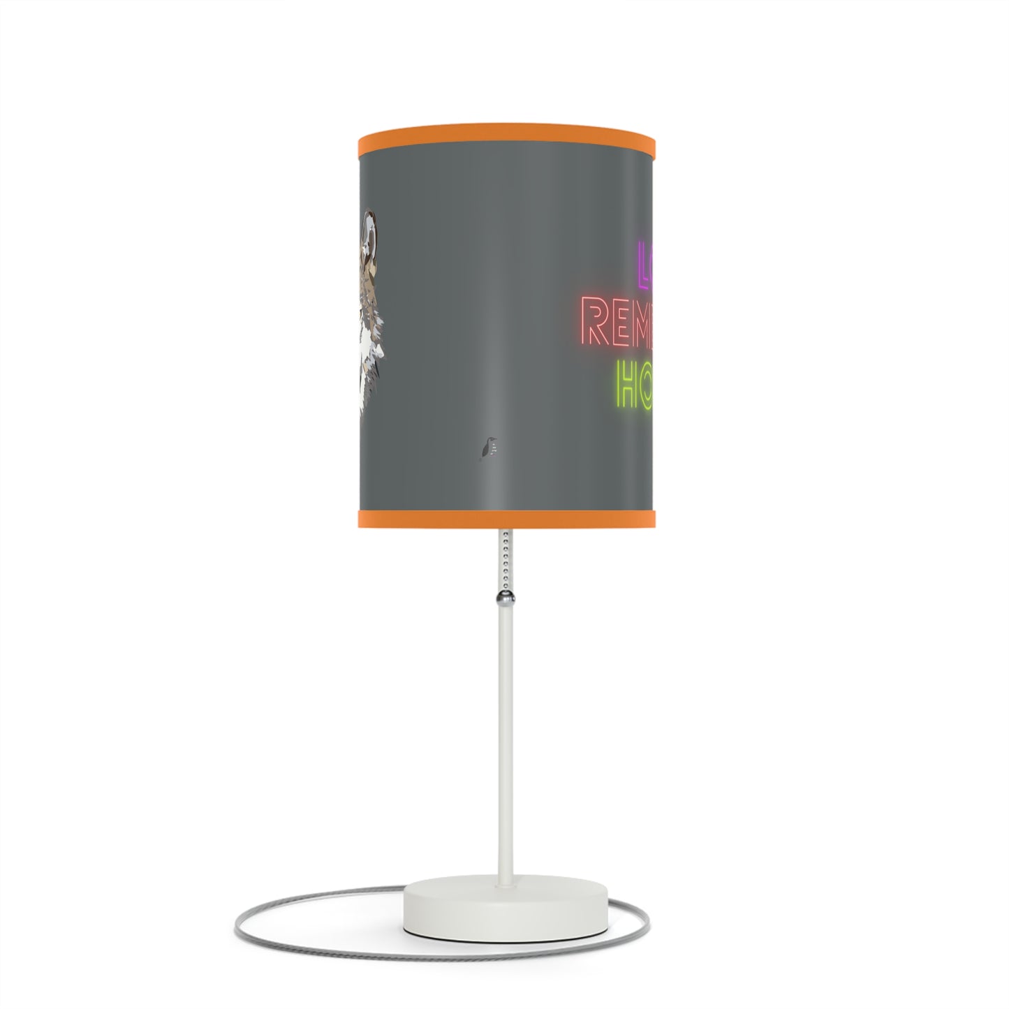 Lamp on a Stand, US|CA plug: Wolves Dark Grey