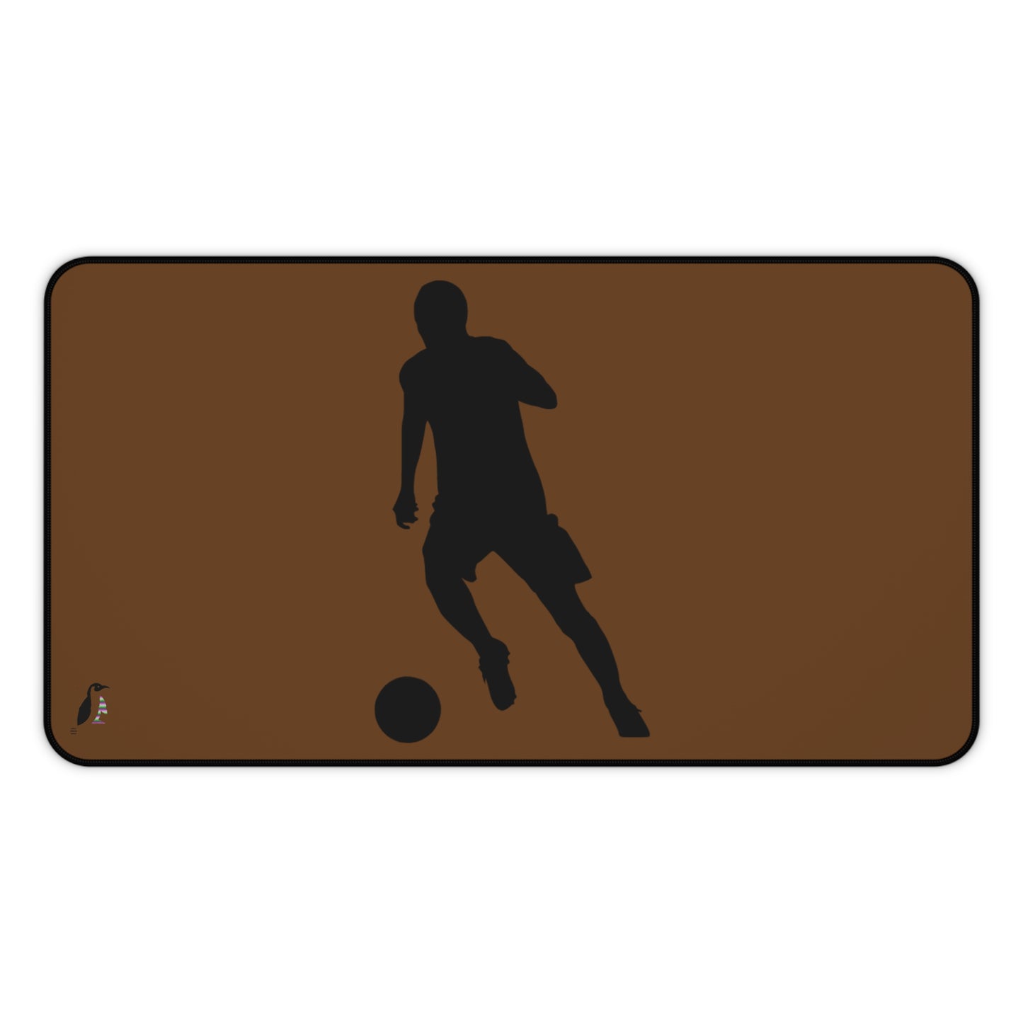 Desk Mat: Soccer Brown