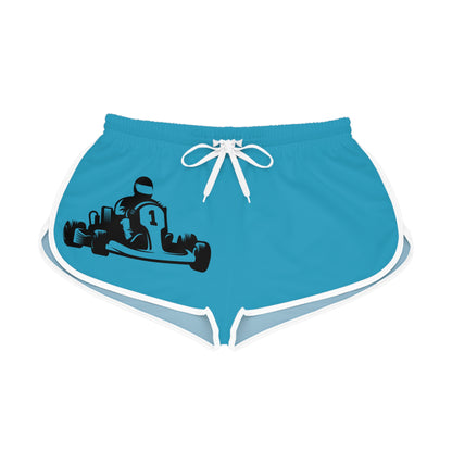 Women's Relaxed Shorts: Racing Turquoise